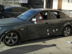 Обнародовано видео с камер патрульных, преследовавших БМВ в Киеве